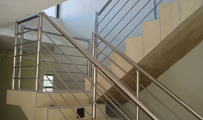 stainless handrailing